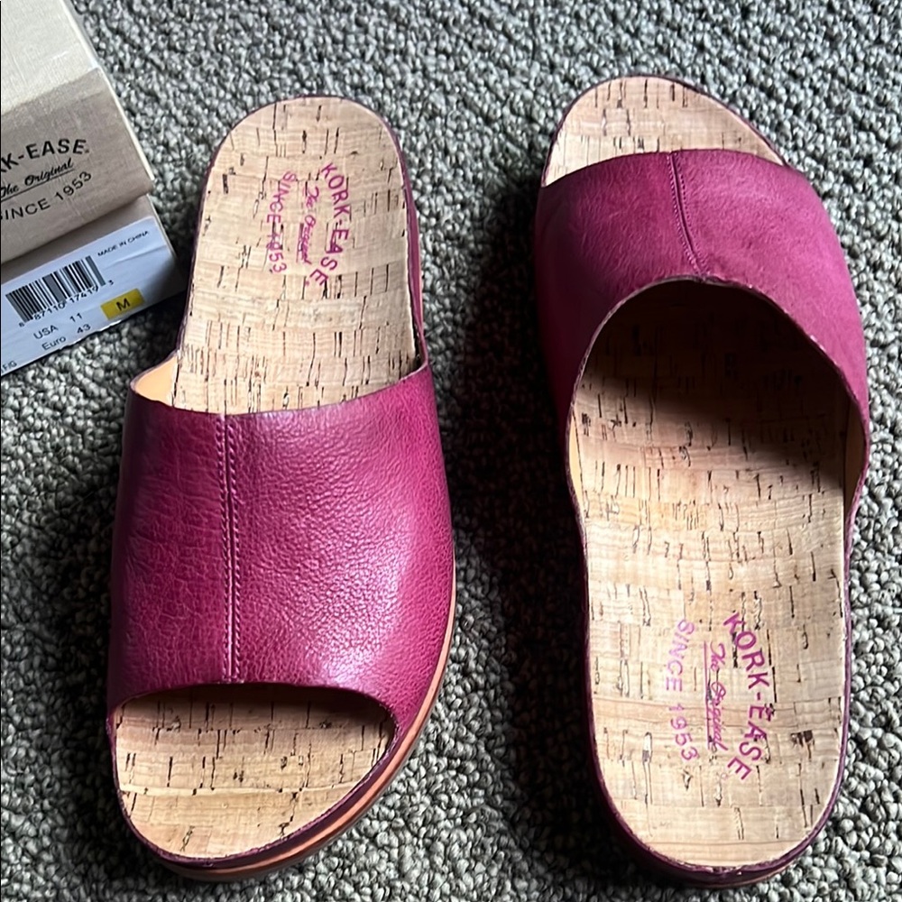 Women's Kork - Ease Tutsi Fuchsia Pink Slide Sandals. Size 11